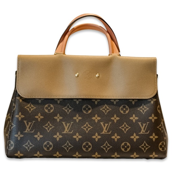 Louis Vuitton Venus Monogram Brown Sesame Tote or Shoulder Bag - Like New - Picture 2 of 15